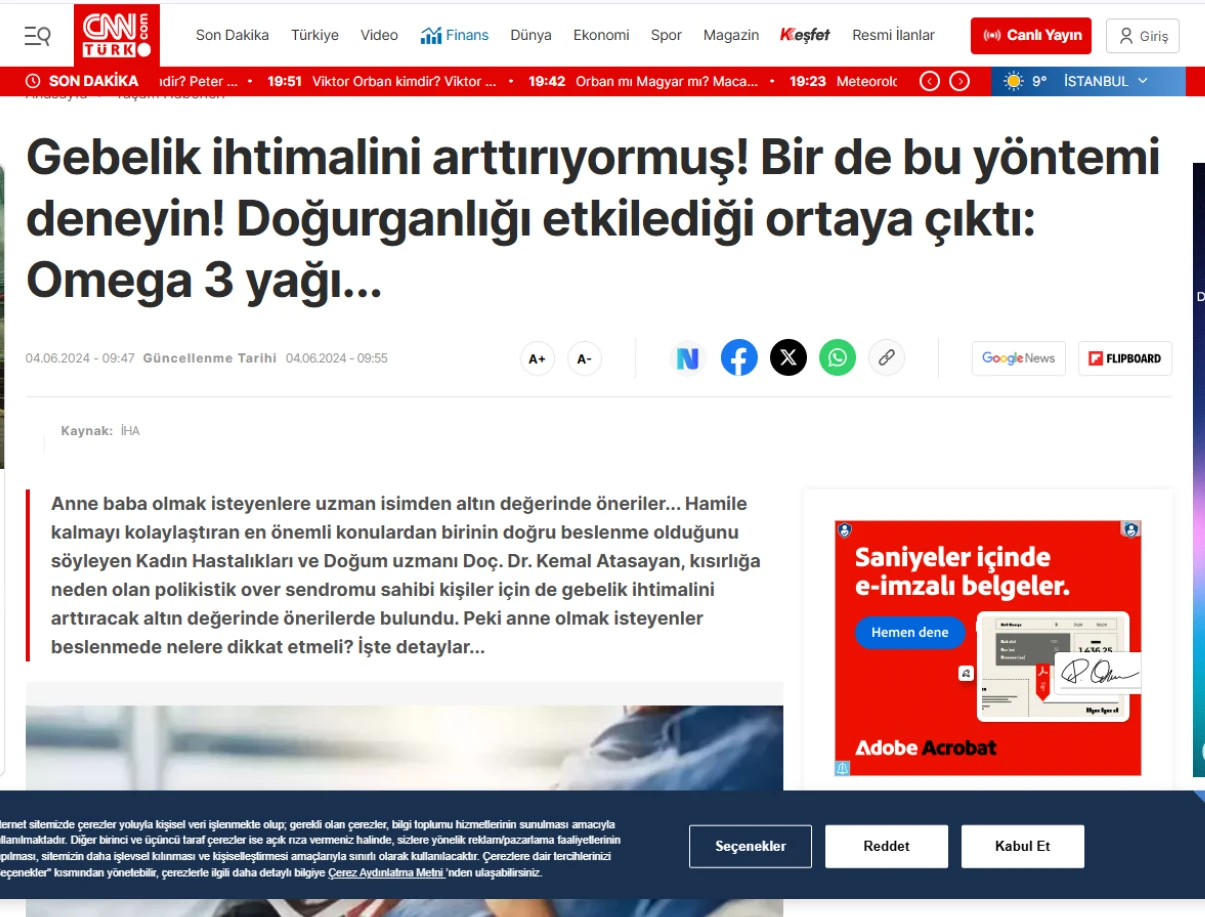 Doç. Dr. Kemal Atasayan – Kadın Hastalıkları, Doğum ve Tüp Bebek Uzmanı