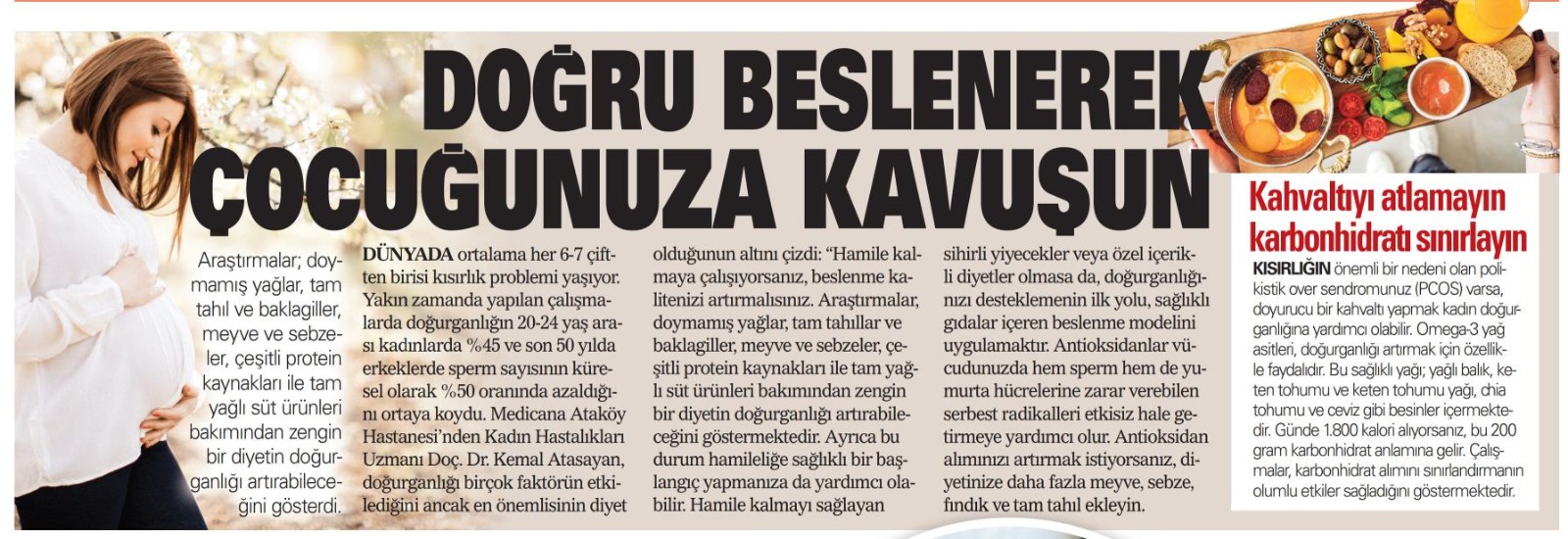 Doç. Dr. Kemal Atasayan – Kadın Hastalıkları, Doğum ve Tüp Bebek Uzmanı